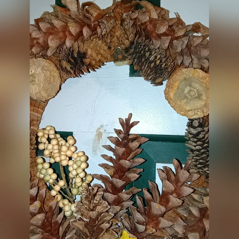 Unique Artisan Handmade Fall Wreath